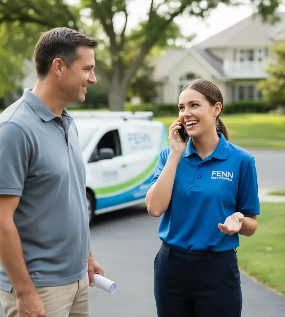Fenn Pest Control customer support in Womelsdorf